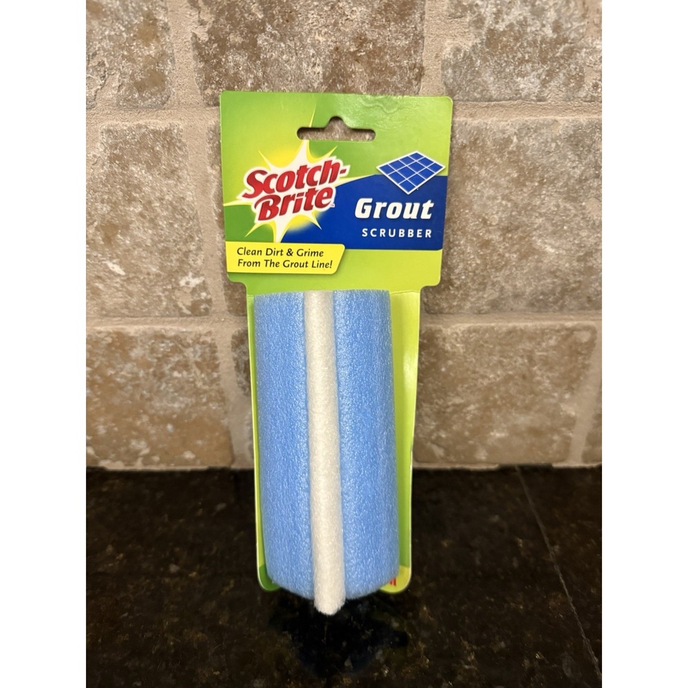Scotch-Brite‎ Grout Scrubber 2011 Non-Scratch Long Lasting Cleaning Dirt & Grime